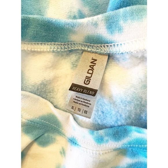 Handmade Stay Wild Moon Child Ice Dyed Sweatshirt, Unisex Sz XL - Picture 2 of 7